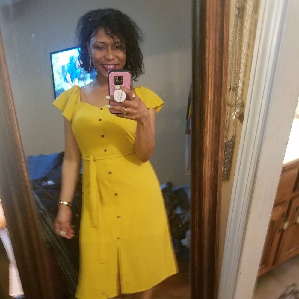 Yellow dress NWT